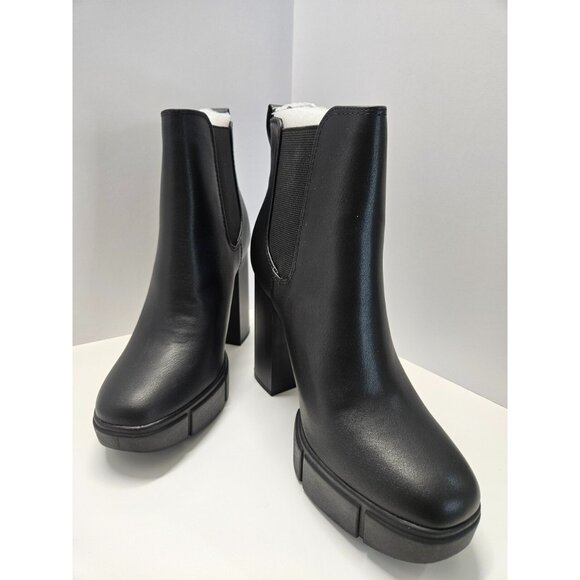 Marco Republic Women's Size 8, Black, Fargo, Chunky Heel Boots - Picture 6 of 16